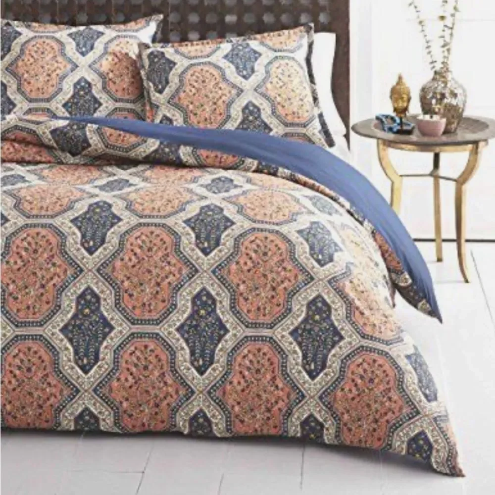AZALEA SKYE FULL/QUEEN RHEA MICROFIBER DUVET SHAM COVER SET 88